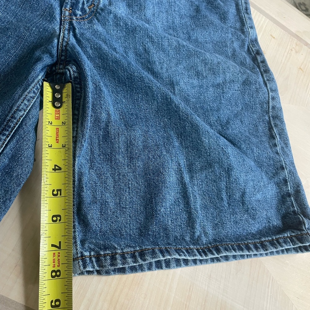 Levi's Classic 550 Blue Denim Shorts Size 40 Vintage Y2K - Picture 7 of 8